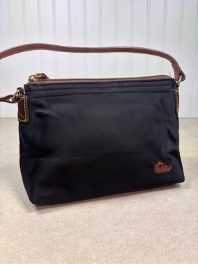 Dooney & bourke nylon black shoulder bag Y2K